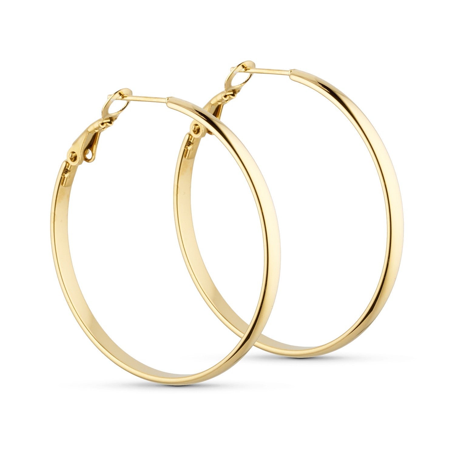 Glow Mini Hoops (40 mm) - 18K Gold Plated