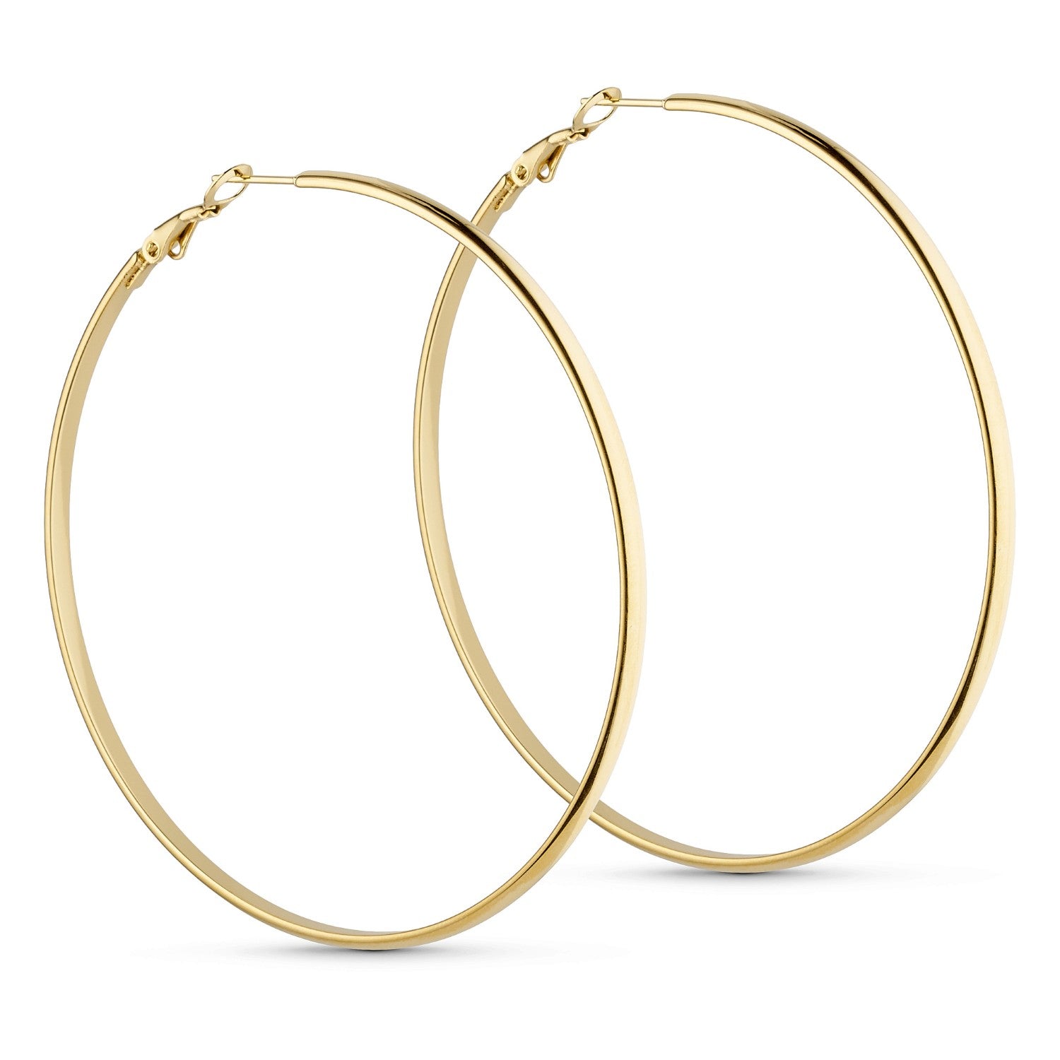 Glow Big Hoops (70 mm) - 18K gold-plated
