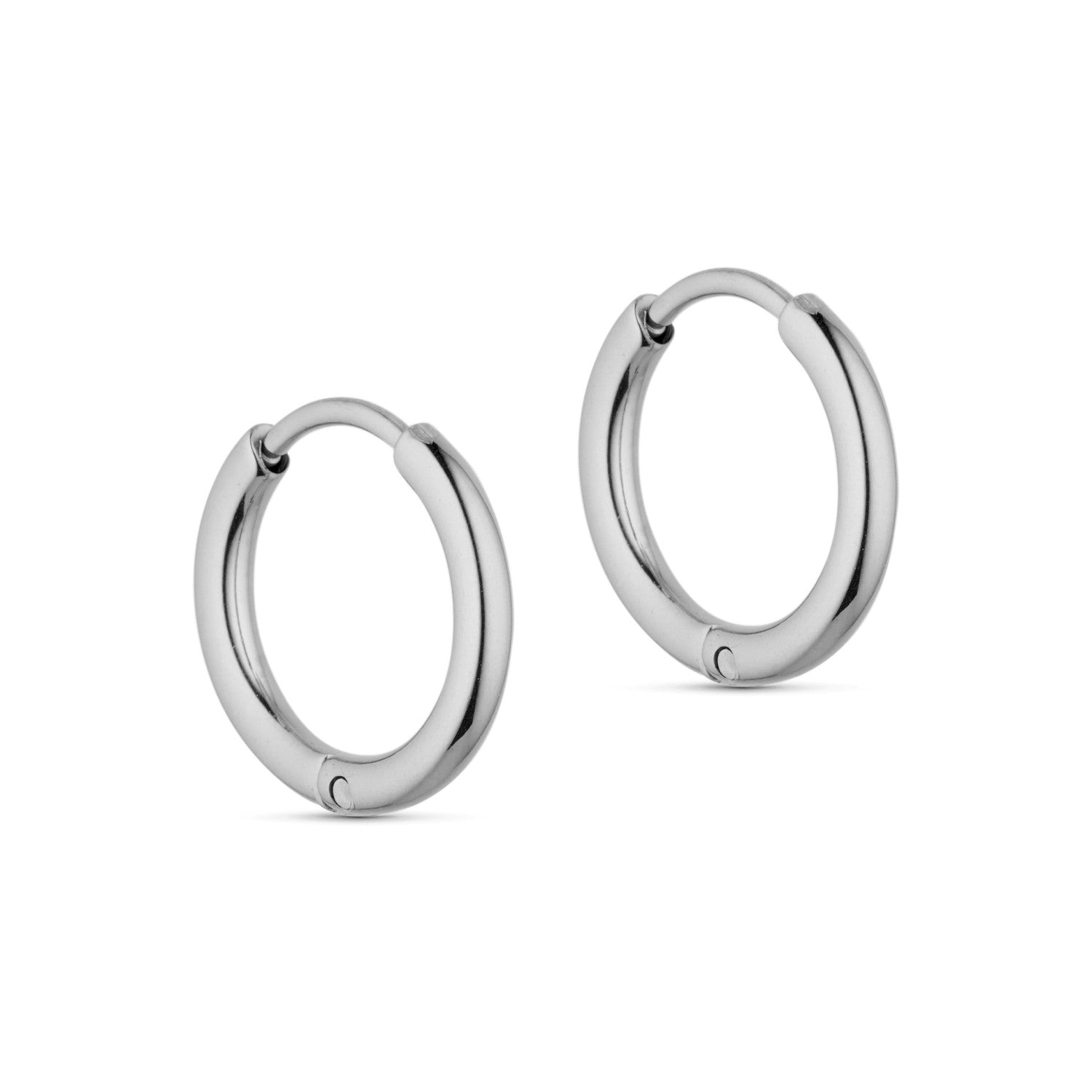Petite Tiny Hoops (10 mm) - Silver