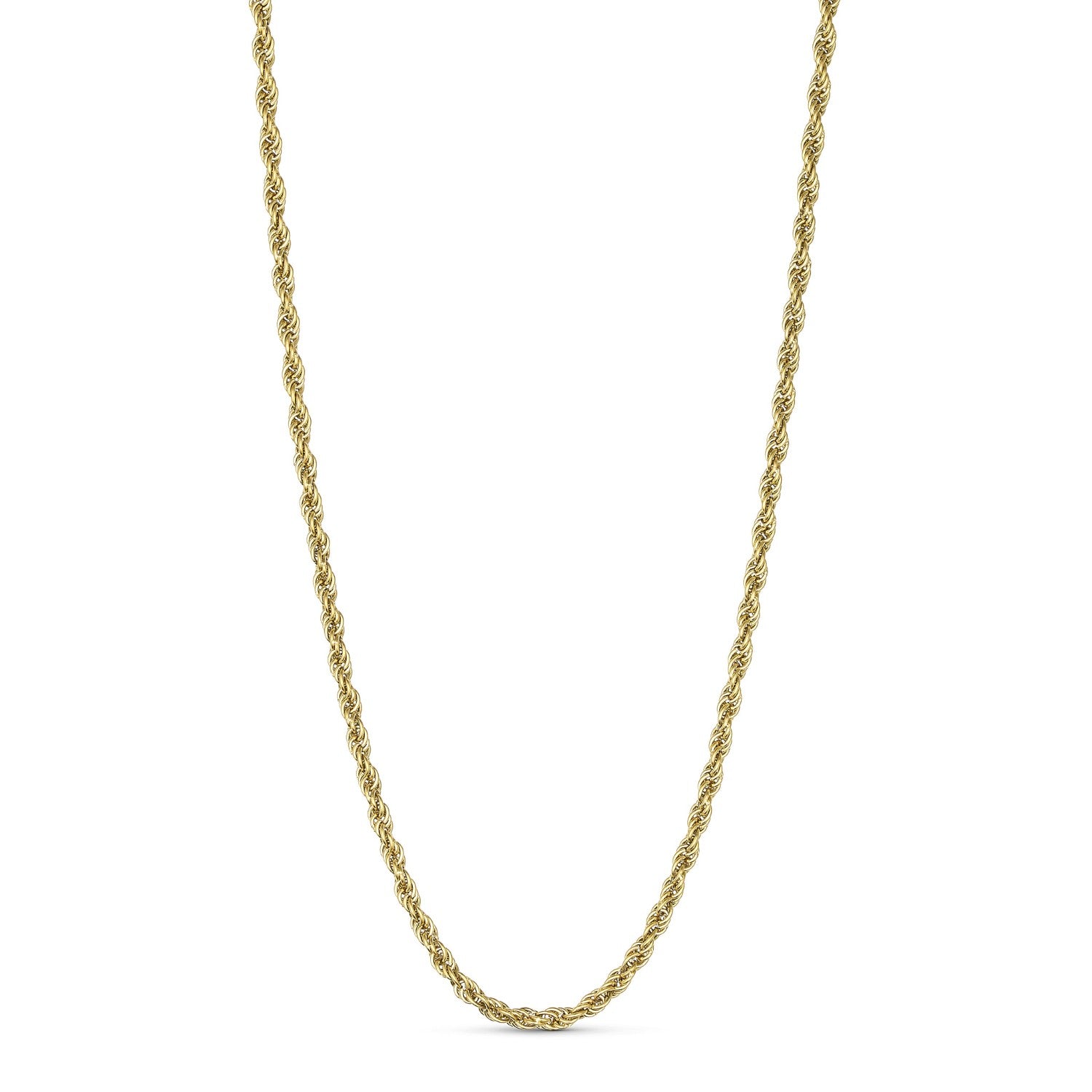 Twist Long Necklace - 18K gold-plated