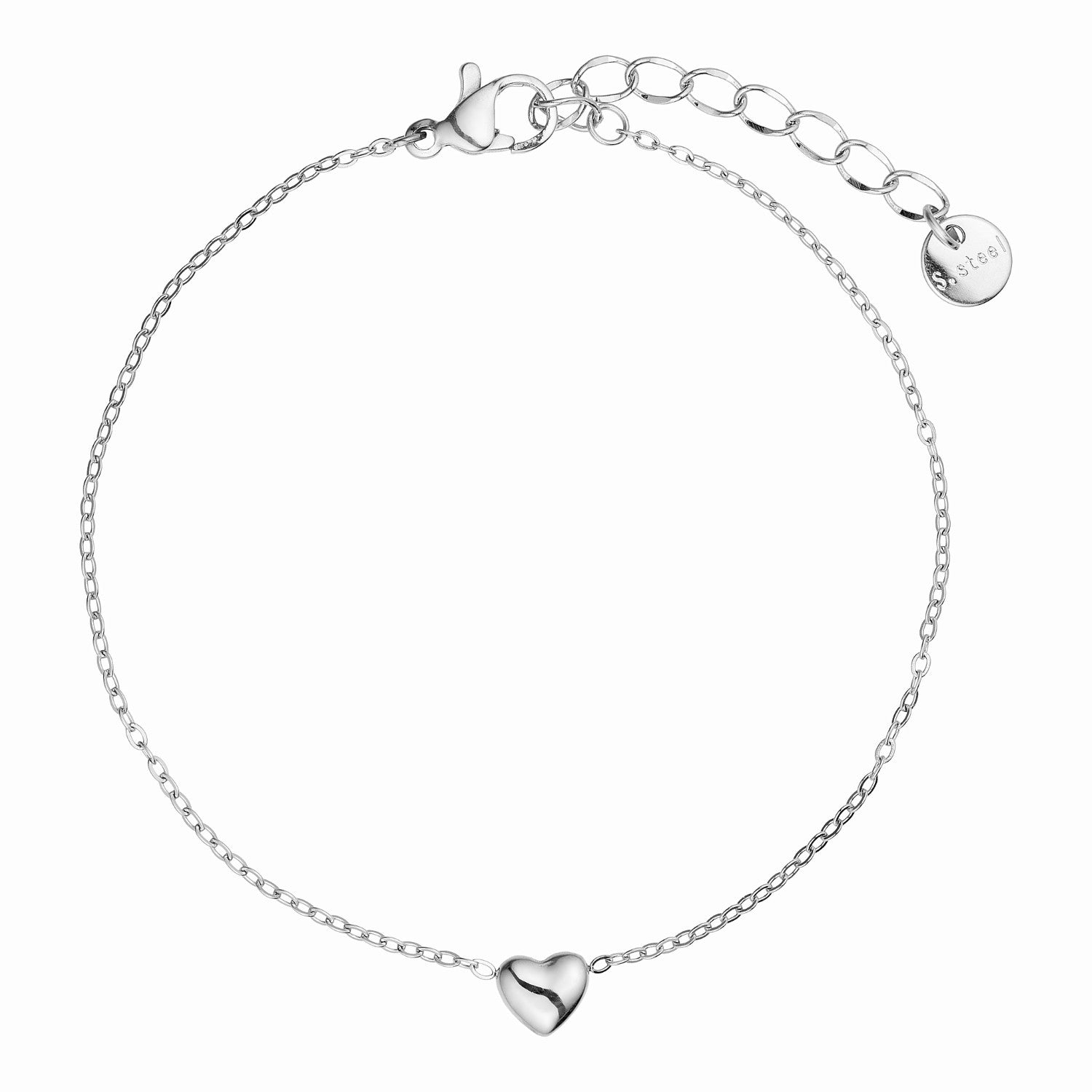 Heart Bracelet - Silver-coloured
