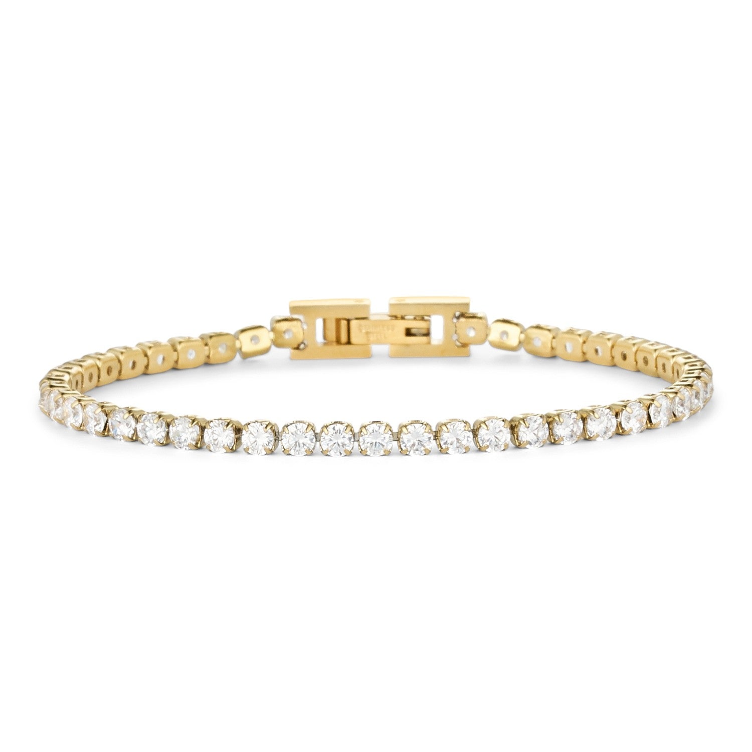 Tennis Bracelet - 18K gold plated