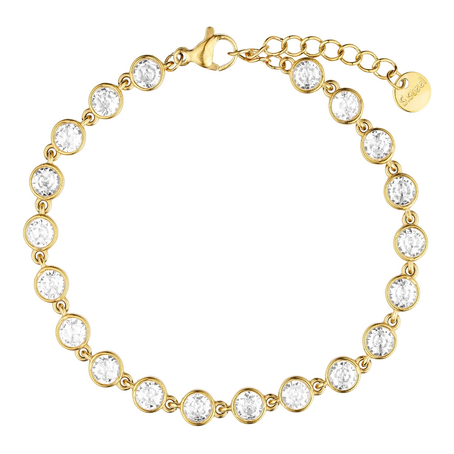 Starlight Crystal Bracelet - 18K Gold Plated