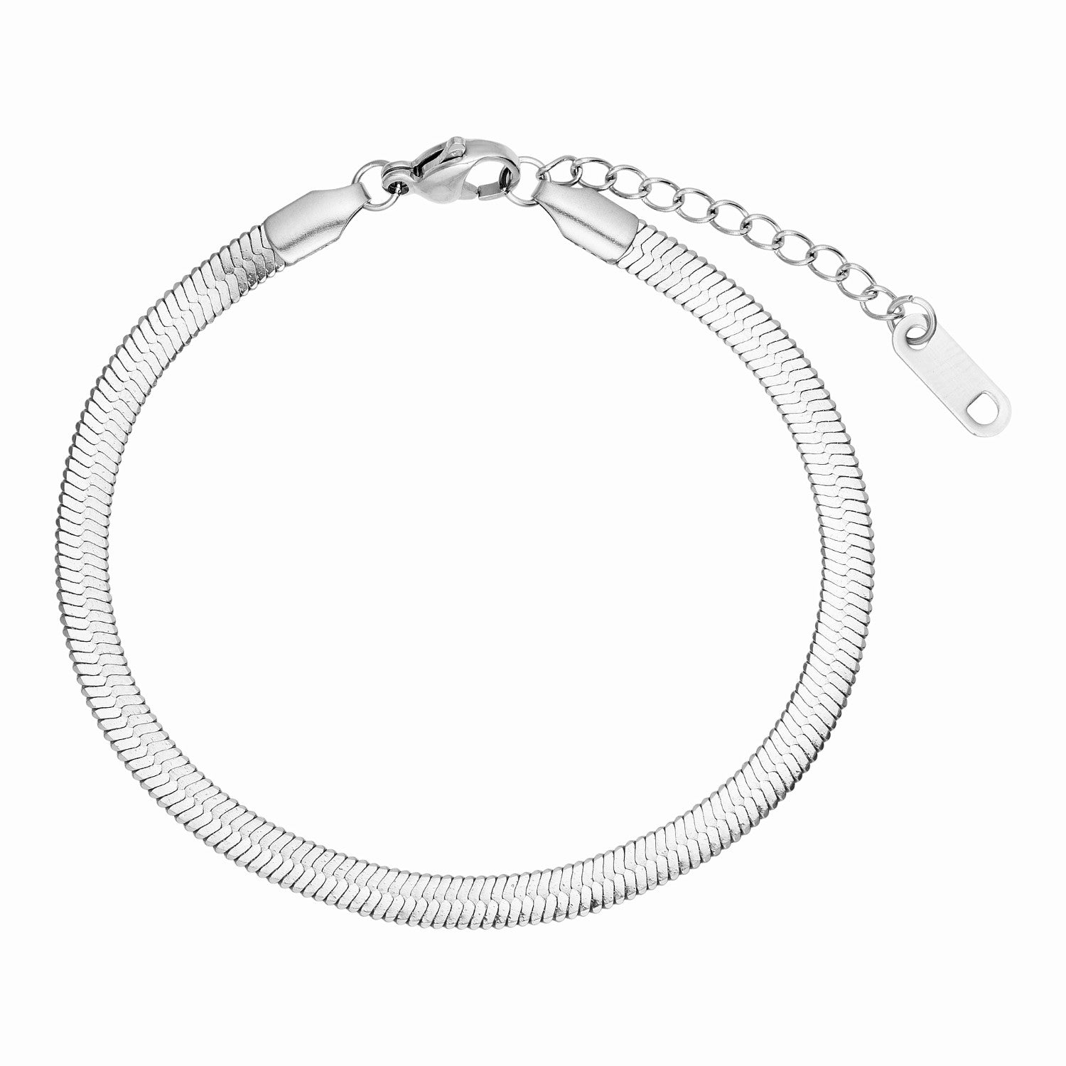 Schlangenarmband - Silberfarben