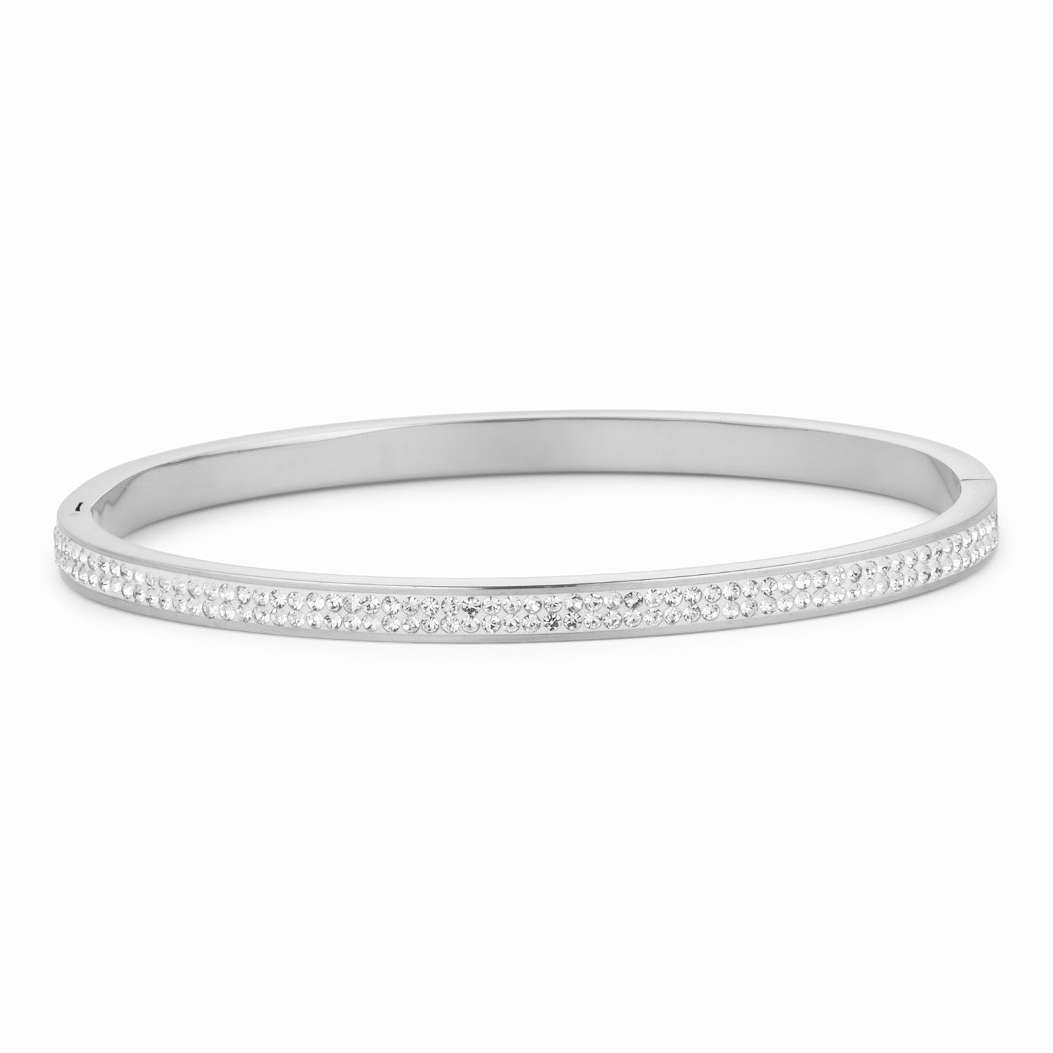 Stardust Crystal Armreif - Silberfarben