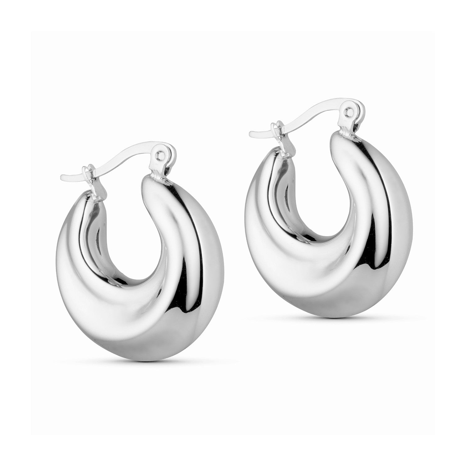 Downtown Hoops - Silver