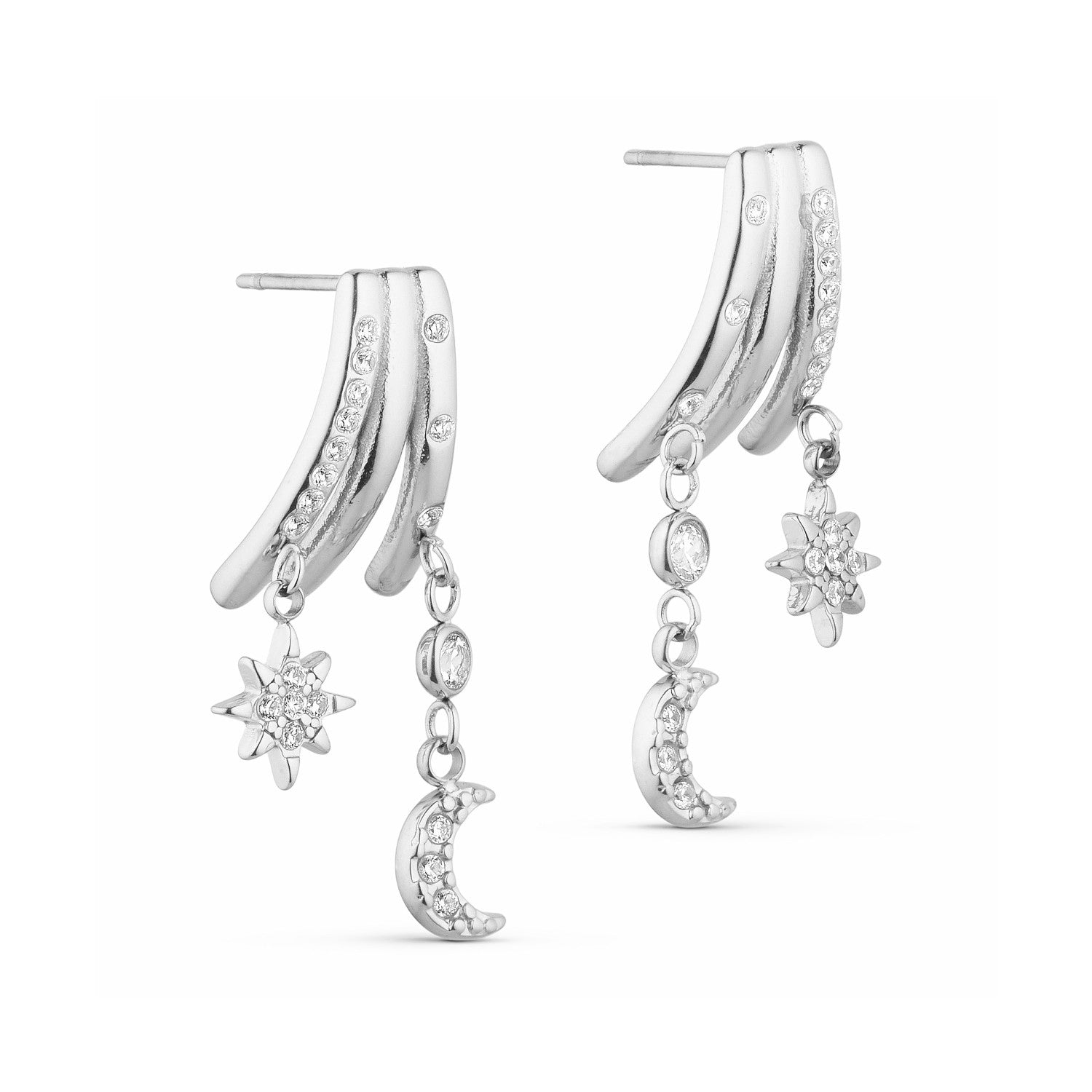 Luna Crystal Star - Silver-coloured