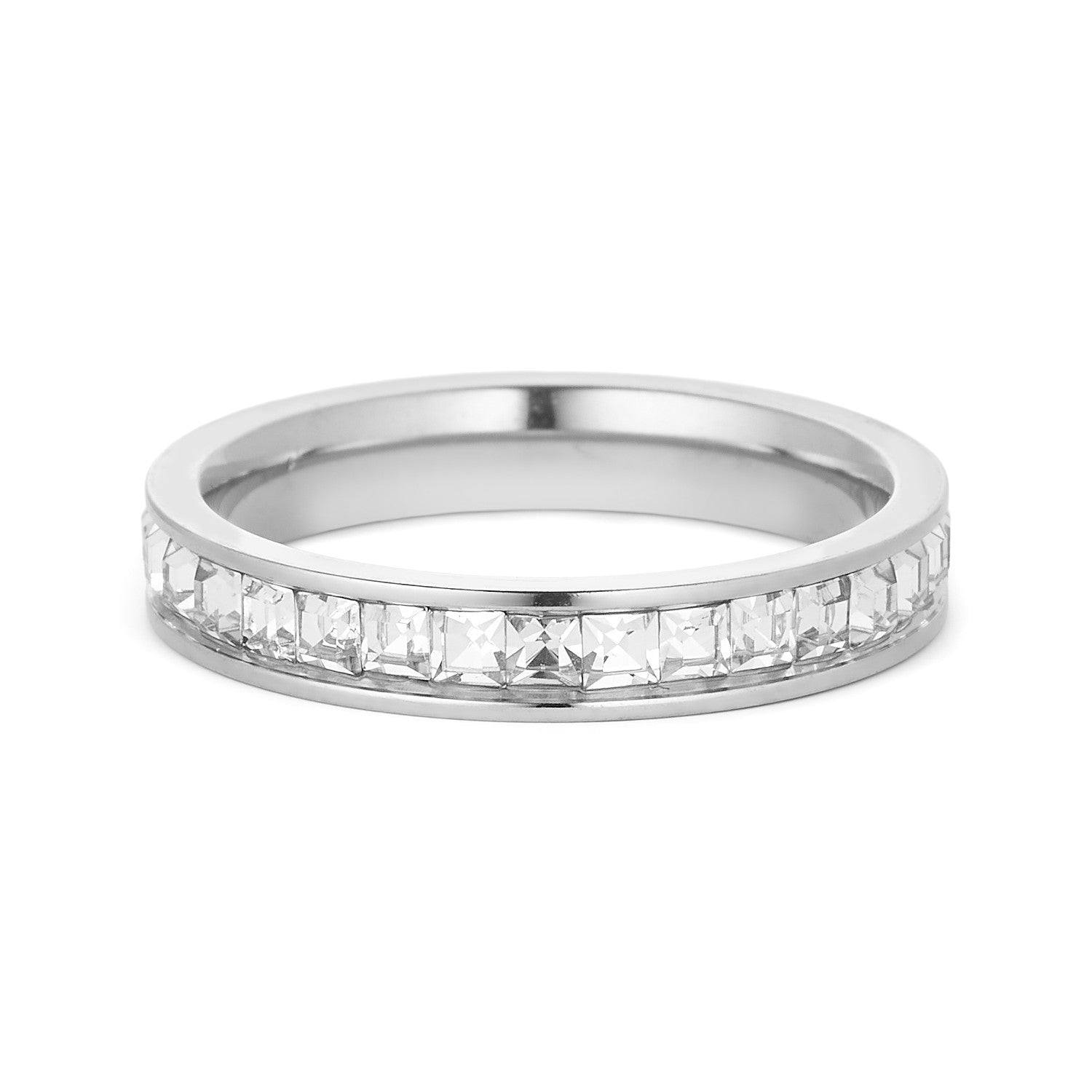 Starlight Crystal Ring - Silver-coloured